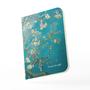 Imagem de Caderno sem Pauta A5 - Fábrica de Pôster - Capa Flexível 80 Páginas 20x14cm - Amendoeira em Flor de Van Gogh