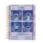 Imagem de Caderno Smart Colegial Disney Stitch com 80 Folhas Reposicionáveis 90g - DAC