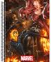 Imagem de Caderno univ 1m cd b/a 80f marvel now