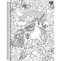 Imagem de Caderno Universitário 10X1 Capa Dura Color Quest 160 Folhas com Capa para Colorir Pacote com 4