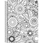 Imagem de Caderno Universitário 10X1 Capa Dura Color Quest 160 Folhas com Capa para Colorir Pacote com 4