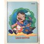 Imagem de Caderno universitário 12 matérias 192 folhas capa dura Lilo & Stitch Disney Star School Jandaia