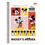 Imagem de Caderno Universitário Mickey Mouse - Mickey's Moods - 80 Folhas - Foroni