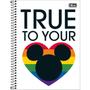 Imagem de Caderno Universitário Tilibra Mickey Rainbow 160 Fls 