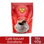 Imagem de Café Solúvel Extraforte Três Corações Kit 10 Pacotes de 40g