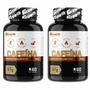 Imagem de Cafeina 210mg 60 Cápsulas Growth Supplements Kit 2 Potes