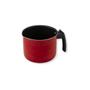 Imagem de Cafeteira 14cm Vermelho 1,7L  Alumi-Aço Linha Premium J4TECH Alumínio Antiaderente Teflon Ultra Resistente 