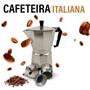 Imagem de Cafeteira Café Italiana Alumínio 6 Xícara Manual Prata 12903