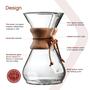 Imagem de Cafeteira Chemex 8-Cup Classic Series com 100 filtros