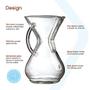 Imagem de Cafeteira Chemex Pour-Over Glass - Série Punho de Vidro - 6 Copos - Embalagem Exclusiva