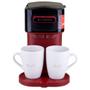 Imagem de Cafeteira com 2 Xícaras Single CAF230 Cadence Vermelha 127V
