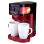 Imagem de Cafeteira com 2 Xícaras Single CAF230 Cadence Vermelha 127V