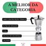 Imagem de Cafeteira de Fogão Moka Tipo Italiana Café Expresso Rapida