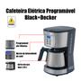 Imagem de Cafeteira Eletrica 1,25 Litros Programavel Com Corta Pingos Black & Decker CM300GB2 220v 900w