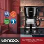 Imagem de Cafeteira Elétrica 18 Xícaras Lenoxx Easy black 127v ou 220v