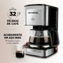 Imagem de Cafeteira elétrica 800W jarra de vidro 32 xícaras Dolce Arome - C-44-32X-SI - Mondial