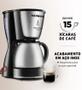 Imagem de Cafeteira Elétrica Dolce Arome C-34JI-15X Mondial 550W Preto e Inox