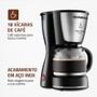 Imagem de Cafeteira Elétrica Dolce Arome Mondial 550W Preto Inox 220V - C-30-18X