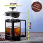 Imagem de Cafeteira Francesa 300ml Café Cremoso Artesanal Leite Espuma