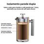 Imagem de Cafeteira Francesa de Aço Inoxidável - Isolada, Parede Dupla (350ml, 800ml, 1000ml)