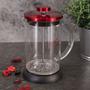 Imagem de Cafeteira French Press Prensa Francesa de Vidro Borossilicato Resistente Moderno Jarra Chá Café Leite Cremoso Bebidas Coffe 600ml 