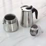 Imagem de Cafeteira Italiana Aço Inox 4 Xícaras 200 ML - MARKELK