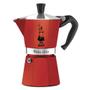 Imagem de Cafeteira Italiana Bialetti Moka Color Vermelha - 3 Xícaras (150ml)