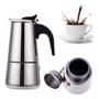 Imagem de Cafeteira Italiana Luxo Inox 6 Xicaras 300Ml Kehome