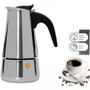 Imagem de Cafeteira Italiana Luxo Inox 6 Xicaras 300Ml Kehome