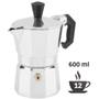 Imagem de Cafeteira Italiana Moka Alumínio Manual 12 Xícaras - 600 ml