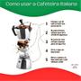 Imagem de Cafeteira Italiana Moka Para Servir 9 Cafezinhos Prática