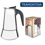 Imagem de Cafeteira Italiana Tramontina Aço Inox para Espresso 350 ml Indução - By Bsmix