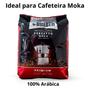 Imagem de Cafeteira Moka Italiana Bialetti 3 Xícaras Importada Itália Café Gourmet Perfetto Moka Torrado Moído 100% Arábica 250g