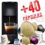 Imagem de Cafeteira Nespresso Essenza Mini Preta 110v +40 Cápsulas Compatíveis