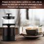 Imagem de Cafeteira Prensa Francesa 350ML Cremeira Manual Cantinho do Café Clássica