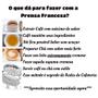 Imagem de Cafeteira Prensa Francesa Café Leite Cremoso 350ML Retrô BW