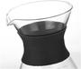 Imagem de Cafeteira tipo jarra vidro 400ml com coador inox e anel silicone café Barista - Unihome