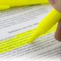 Imagem de Caixa 12 canetas marca texto cor neon papelaria escritório/escola tradicional
