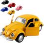 Imagem de Caixa 12 Fusca Miniatura Fricção Brinquedo Coleção Carrinho Metal Escala 1:32