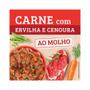 Imagem de Caixa 20un Ração Úmida Sachê Keldog Cães Adultos Carne com Ervilha e Cenoura 100g