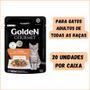 Imagem de Caixa 20Un Sache Golden Gato Adulto Sabor Atum 70G