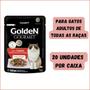 Imagem de Caixa 20Un Sache Golden Gato Castrado Sabor Carne 70G