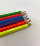 Imagem de Caixa 24 lápis de cor modelo sextavado eco cores vibrantes escolar papelaria