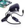 Imagem de Caixa 40 Fontes Para Raspberry Pi3 Pi 3 B E B+ 5v 3a Botão On Alto Desempenho U1001