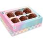 Imagem de Caixa 6 Bombons Retangular com Visor - Unicornio - 1 unidade - Festcolor - Rizzo