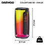 Imagem de Caixa acustica 25w portatil bluetooth rgb daewoo colortube 80 - dwl81