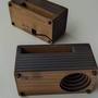 Imagem de Caixa Amplificadora de Som Portátil Para Celular - Modelo Hobby Wood - (Ref 007-D)