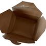 Imagem de Caixa Box Embalagem Fenchamento de Encaixe para delivery com 350ml 50 Unidades
