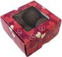 Imagem de CAIXA C/ VISOR P/ 04 DOCES 4x8x8cm LOVERS PCT C/10 UNIDADES