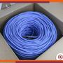 Imagem de Caixa Cabo Trançado Para Cftv Alarme C5 Azul 305m Camera